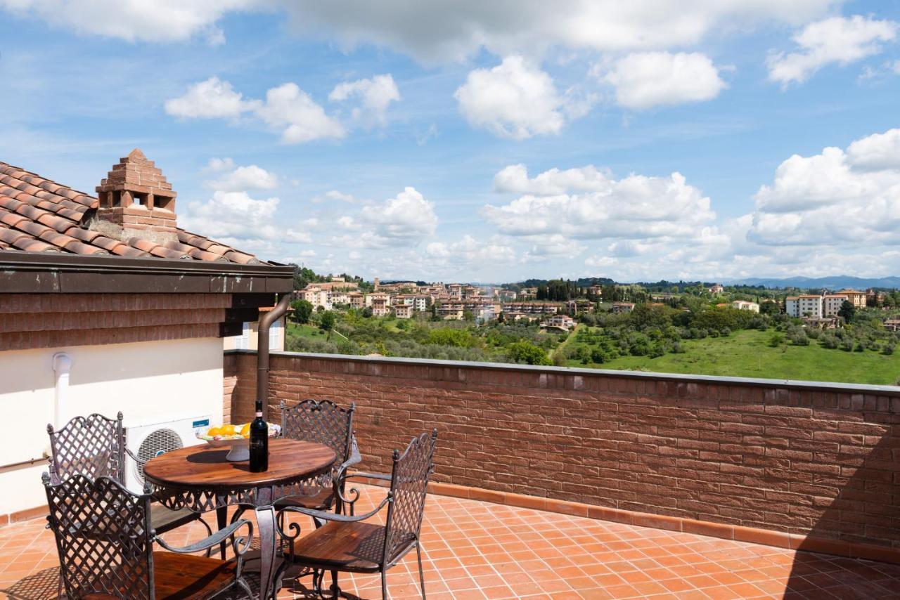 Luglie 360° Panoramic Terrace Appartement Siena Buitenkant foto