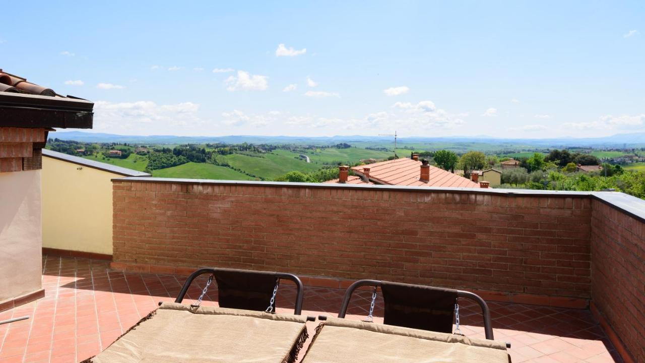 Luglie 360° Panoramic Terrace Appartement Siena Buitenkant foto